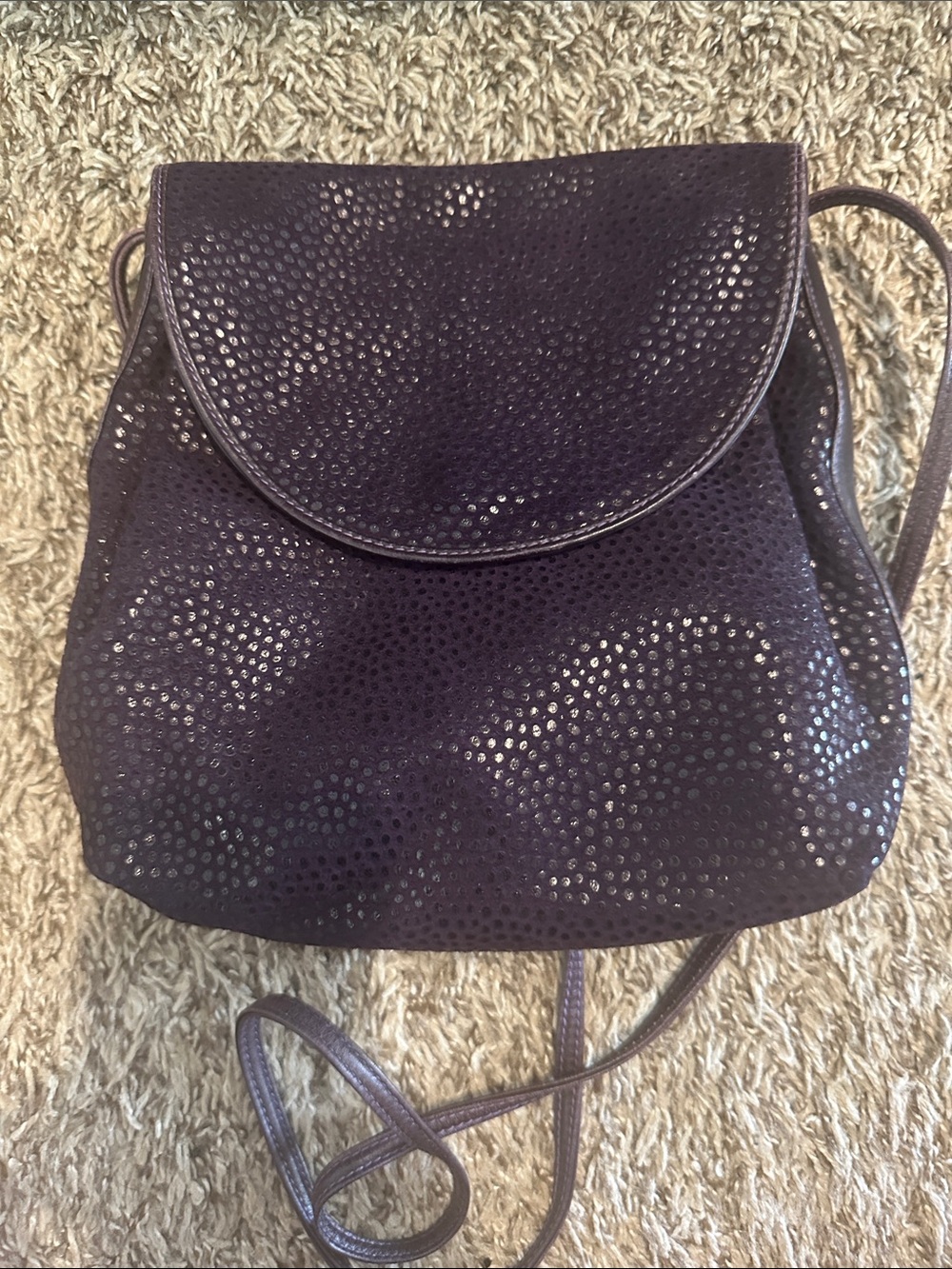 Vintage purple Desmo crossbody